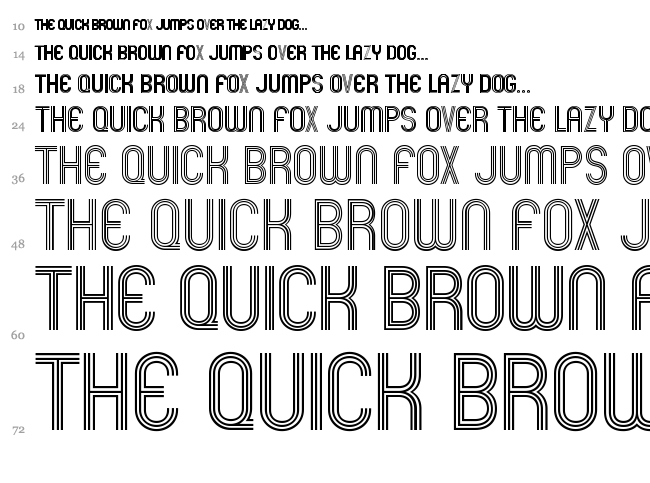 Mexcellent font waterfall